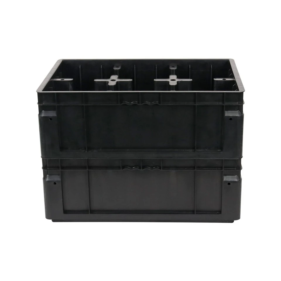 600*400*300mm AS/RS Warehouse Plastic Turnover Box factory