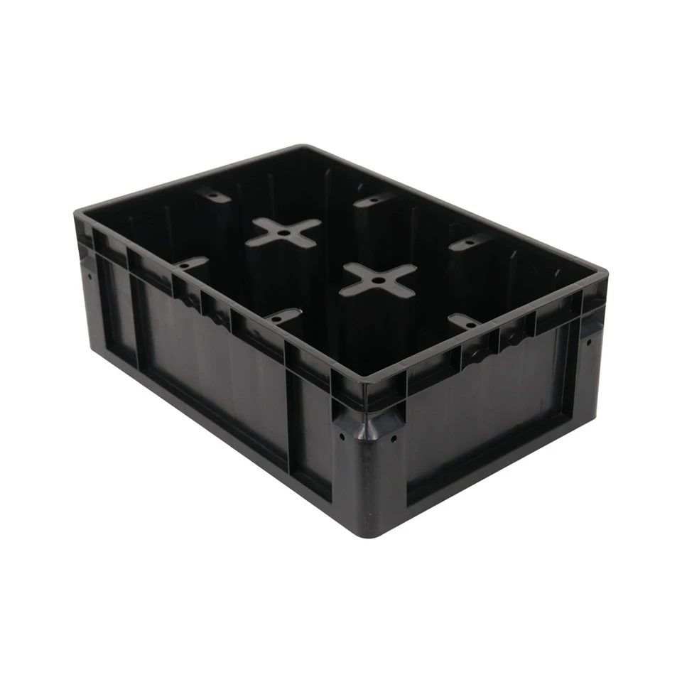 600*400*300mm AS/RS Warehouse Plastic Turnover Box suppliers